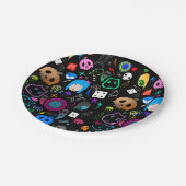 Assiettes En Carton Motif Emo Halloween (Angle)