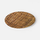 Assiettes En Carton Motif en bambou (Angle)