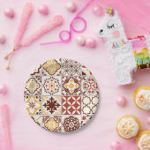 Assiettes En Carton Motif en céramique (Fête)