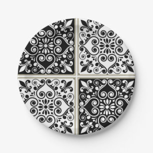 Assiettes En Carton Motif en céramique