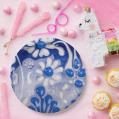 Assiettes En Carton Motif en céramique de pot verni près (Fête)