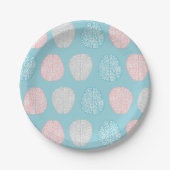 Assiettes En Carton Motif en pastel intelligent (cerveaux en pastel (Devant)