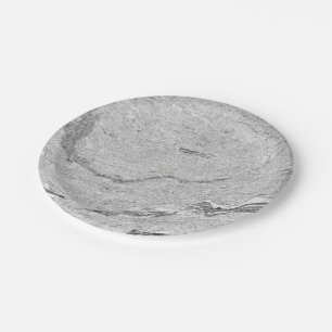 Assiettes En Carton Motif en pierre naturelle