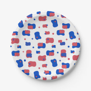 Assiettes En Carton Motif étoilé