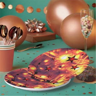 Assiettes En Carton Motif étoile