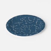 Assiettes En Carton Motif étoile Constellation (Angle)