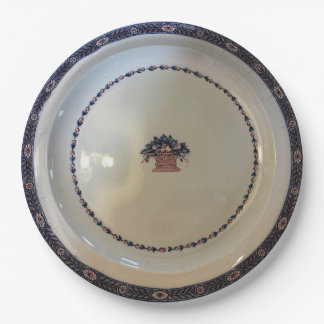 Assiettes En Carton Motif Etruria Wedgwood c1900 de Boston