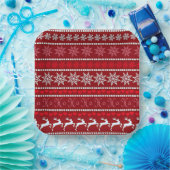 Assiettes En Carton Motif Festif Noël Snowflake (Fête)