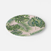 Assiettes En Carton motif feuille (Angle)