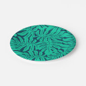 Assiettes En Carton motif feuille (Angle)