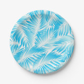 Assiettes En Carton motif feuille (Devant)