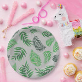 Assiettes En Carton Motif Feuille tropical 11 (Fête)