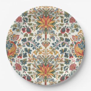 Assiettes En Carton Motif floral Art Nouveau de William Morris Compton