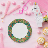 Assiettes En Carton Motif floral d'été (Fête)