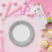Assiettes En Carton Motif floral mignon d'été (Fête)
