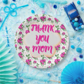 Assiettes En Carton Motif floral personnalisé et sur mesure (Fête)