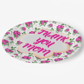 Assiettes En Carton Motif floral personnalisé et sur mesure (Angle)