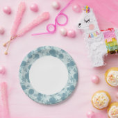 Assiettes En Carton Motif floral rétro 2 2 (Fête)