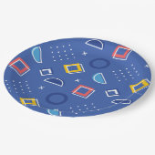 Assiettes En Carton Motif géométrique 3 (Angle)