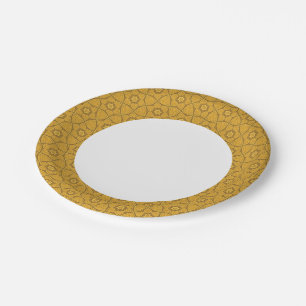 Assiettes En Carton motif géométrique moderne ethnique