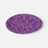 Assiettes En Carton Motif Giraffe (Angle)