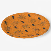 Assiettes En Carton Motif Halloween Spiderweb (Angle)