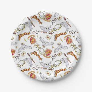 Assiettes En Carton Motif Hedwig GRYFFINDOR™