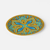 Assiettes En Carton Motif marocain (Angle)