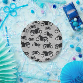 Assiettes En Carton Motif moto (Fête)