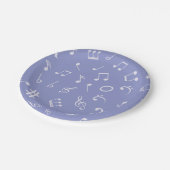 Assiettes En Carton Motif musical (Angle)