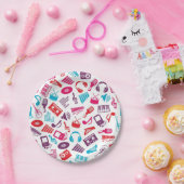 Assiettes En Carton Motif musical (Fête)