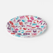 Assiettes En Carton Motif musical (Angle)
