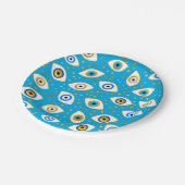 Assiettes En Carton motif Nazar Eye Amulet #5 (Angle)