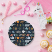 Assiettes En Carton Motif Océan Habitants (Fête)