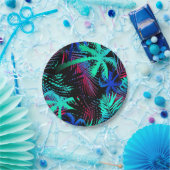 Assiettes En Carton Motif palmier (Fête)