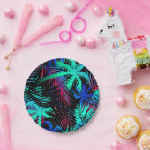 Assiettes En Carton Motif palmier (Fête)