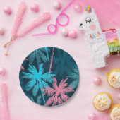 Assiettes En Carton Motif palmier (Fête)