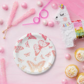 Assiettes En Carton Motif papillon (Fête)