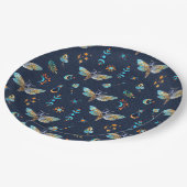Assiettes En Carton Motif papillon céleste de papillon (Angle)
