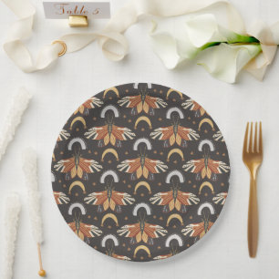 Assiettes En Carton Motif papillon céleste de papillon