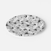 Assiettes En Carton Motif papillon de choux (Angle)