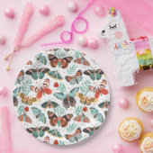 Assiettes En Carton Motif papillon de la teigne (Fête)
