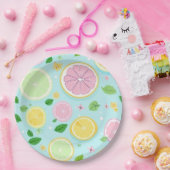 Assiettes En Carton Motif Pastel Orange (Fête)