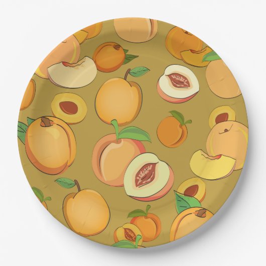 Assiettes En Carton Motif pêche (Devant)