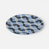 Assiettes En Carton Motif pétal géométrique (Angle)