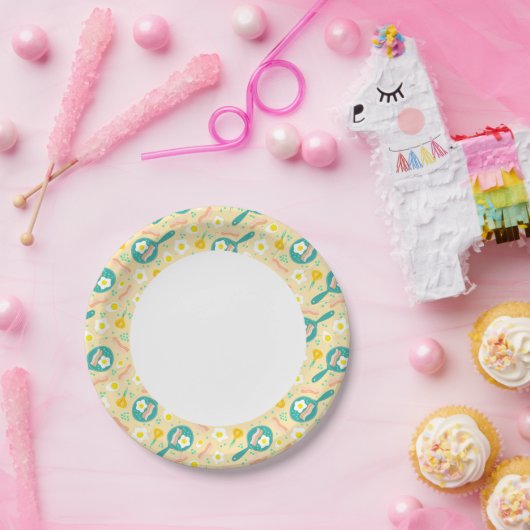 Assiettes En Carton Motif petit-déjeuner (Fête)