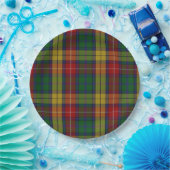 Assiettes En Carton Motif Plaid Buchanan Clan Tartan (Fête)