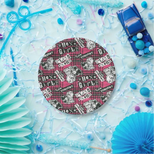Assiettes En Carton Motif Plaid Des Filles Hex (Fête)
