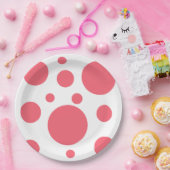 Assiettes En Carton Motif Pois moderne (Fête)
