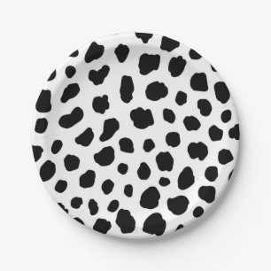 Assiettes En Carton motif poster de animal